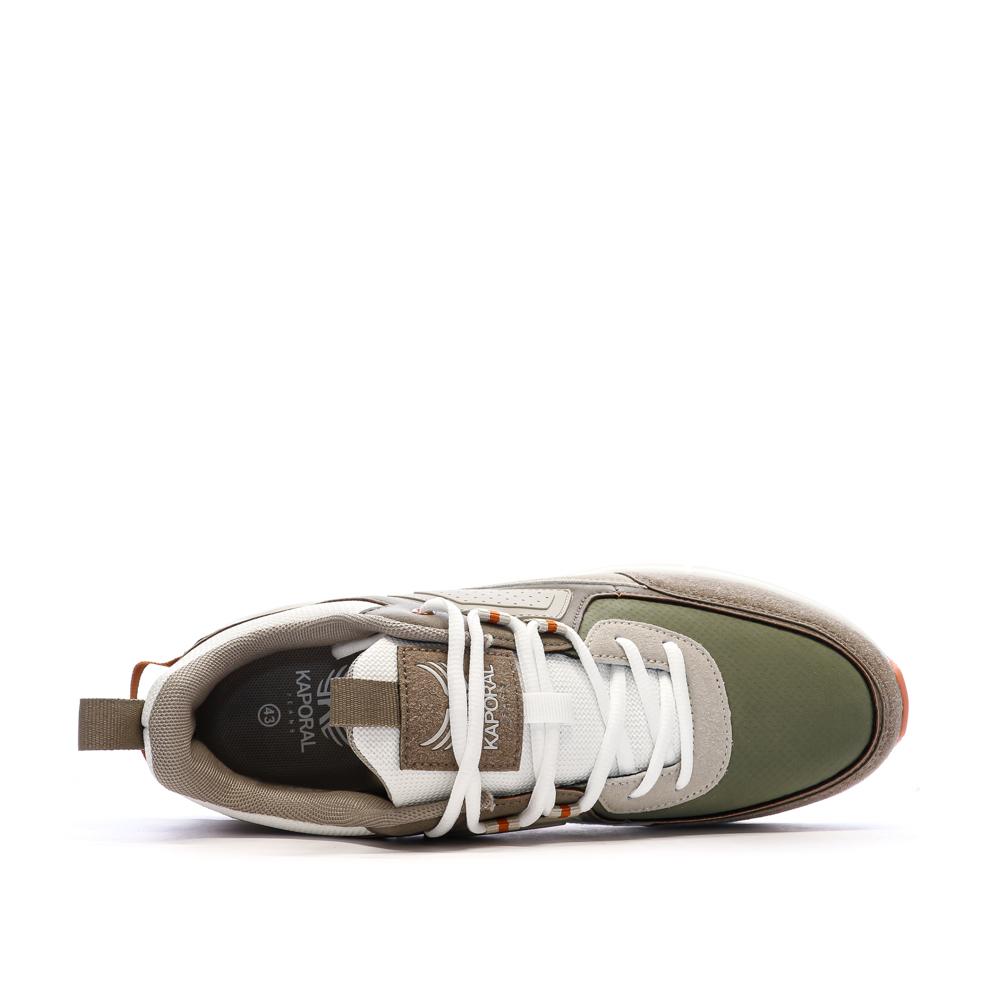Kaporal Dolpy Men’s Beige/Khaki Trainers Photo of the Espace des Marques %store% store - view of %key%