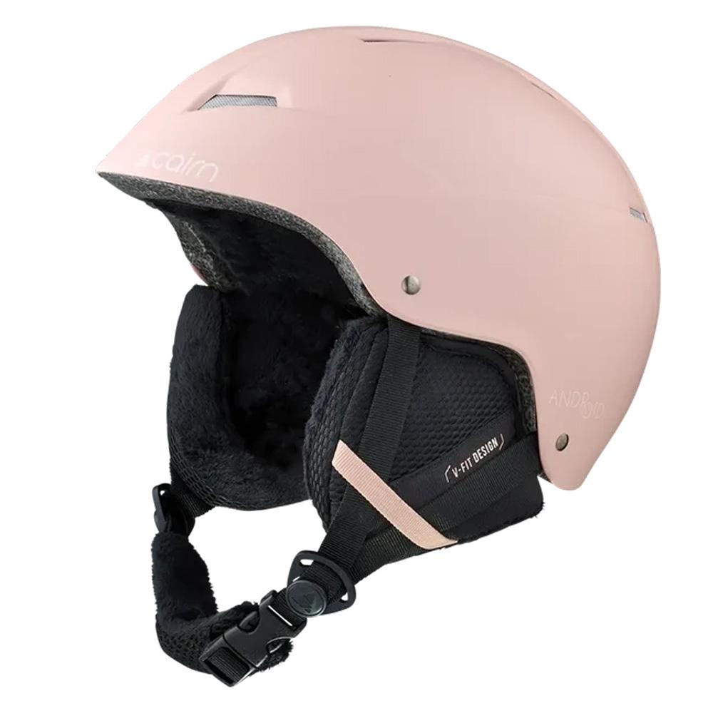 Casco de esquí rosa empolvado para mujer Cairn Androïd barato