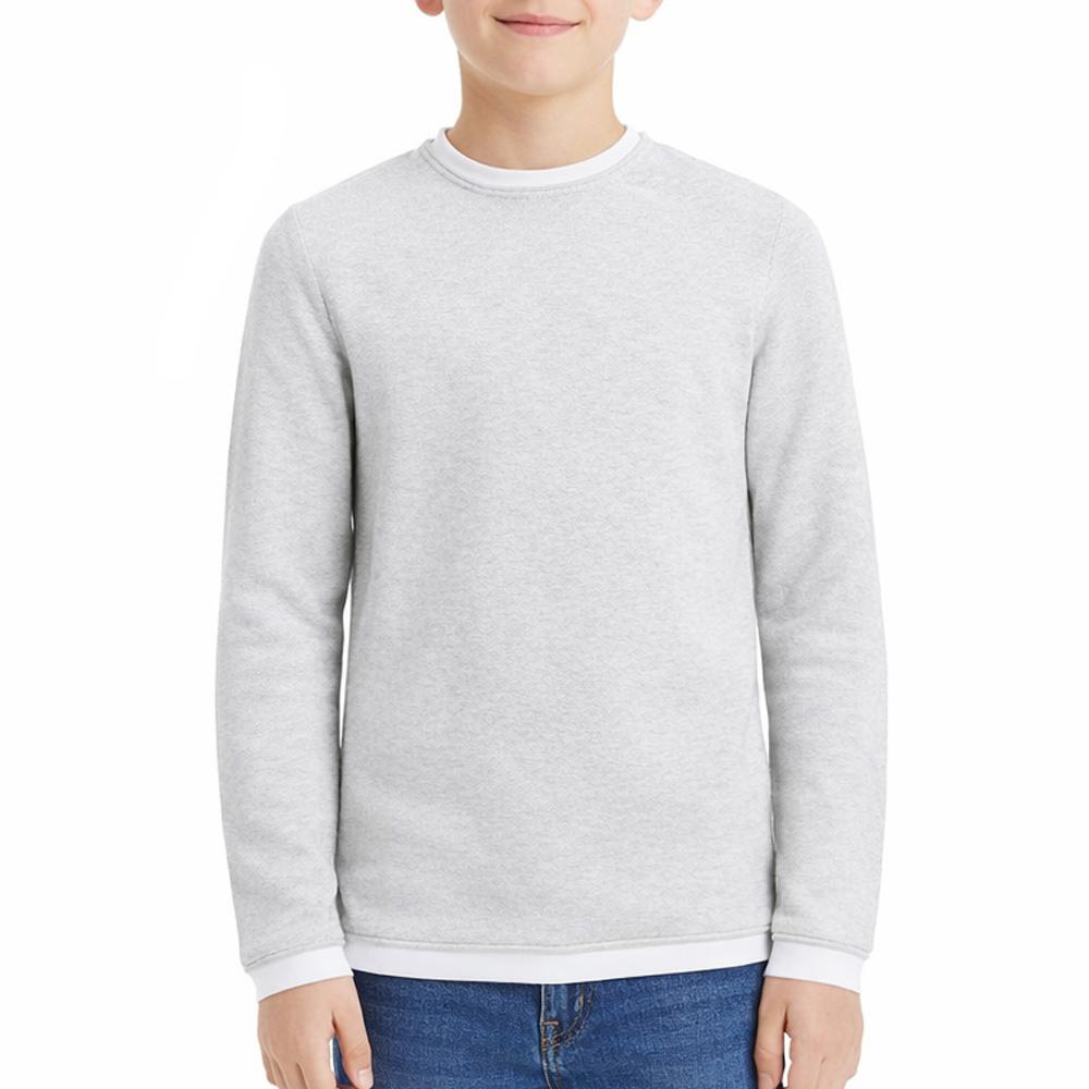 Grau Pullover Jungen Jack & Jones Twinn Knit Neck günstig