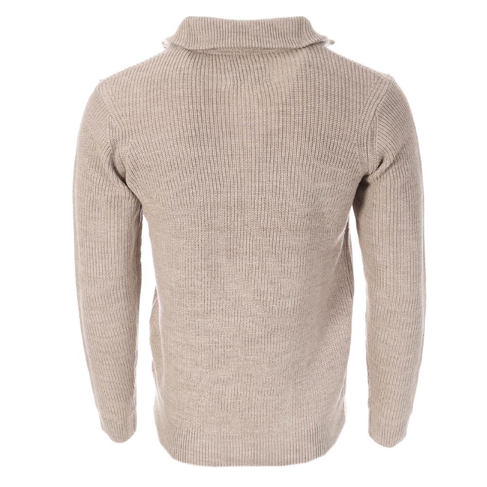 Men's Beige 1/4 Zip Sweater RMS26 Camioneur Photo of the Espace des Marques %store% store - view of %key%