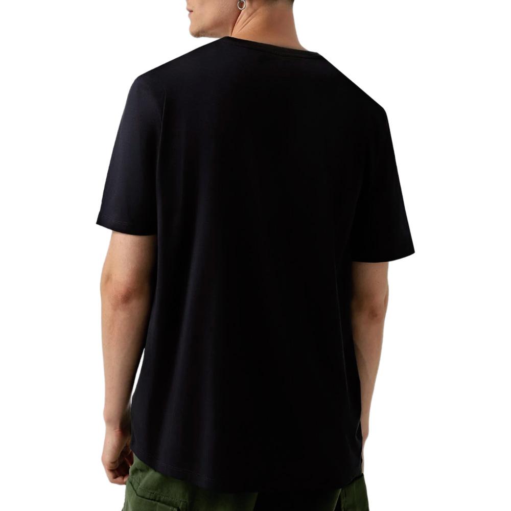 Timberland Men’s Black T-Shirt with Sleeve Badge Photo of the Espace des Marques %store% store - view of %key%