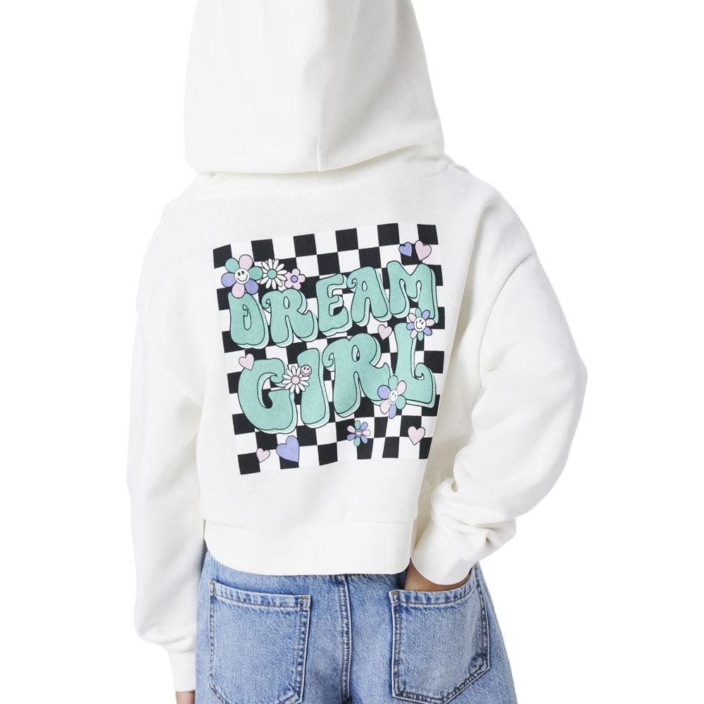 Sweat à Capuche Blanc Fille Name it Tara vue 3