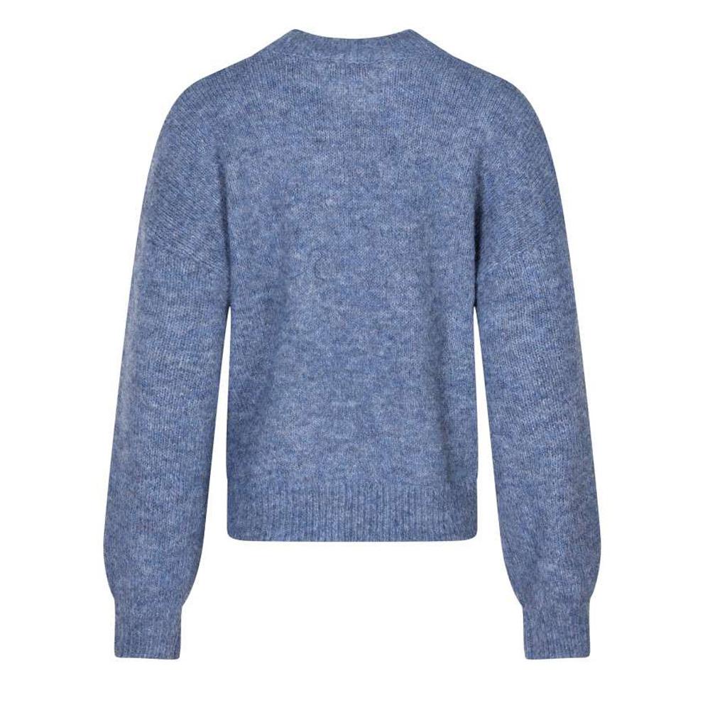Pull Bleu Femme Teddy Smith Keith vue 2