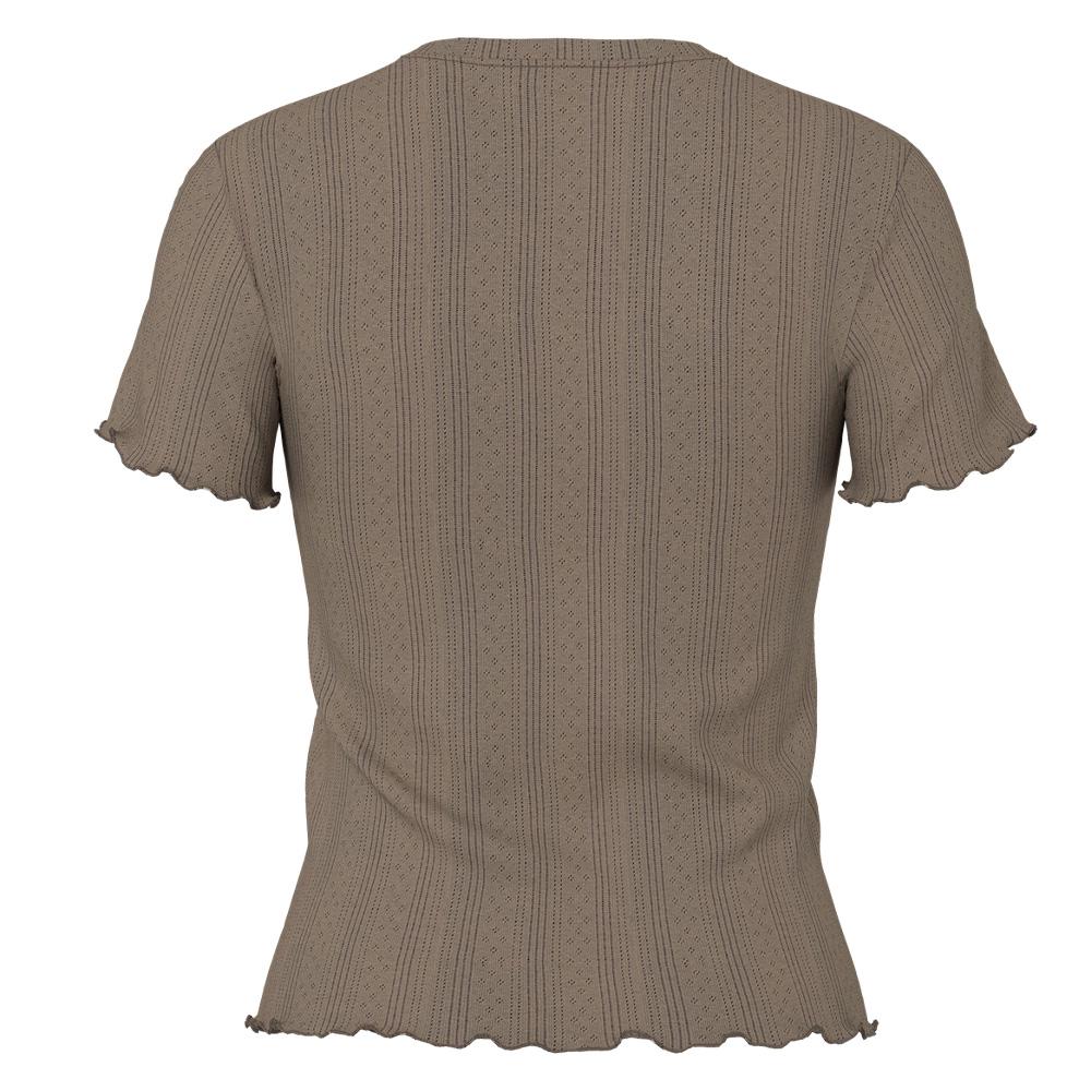 Pieces Marie Camiseta gris de mujer ver 2