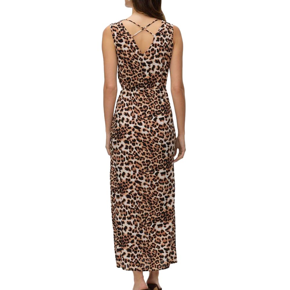 Langes Kleid Schwarz/Weiß/Braun Frau Vero Moda 10286770 Ansicht 2