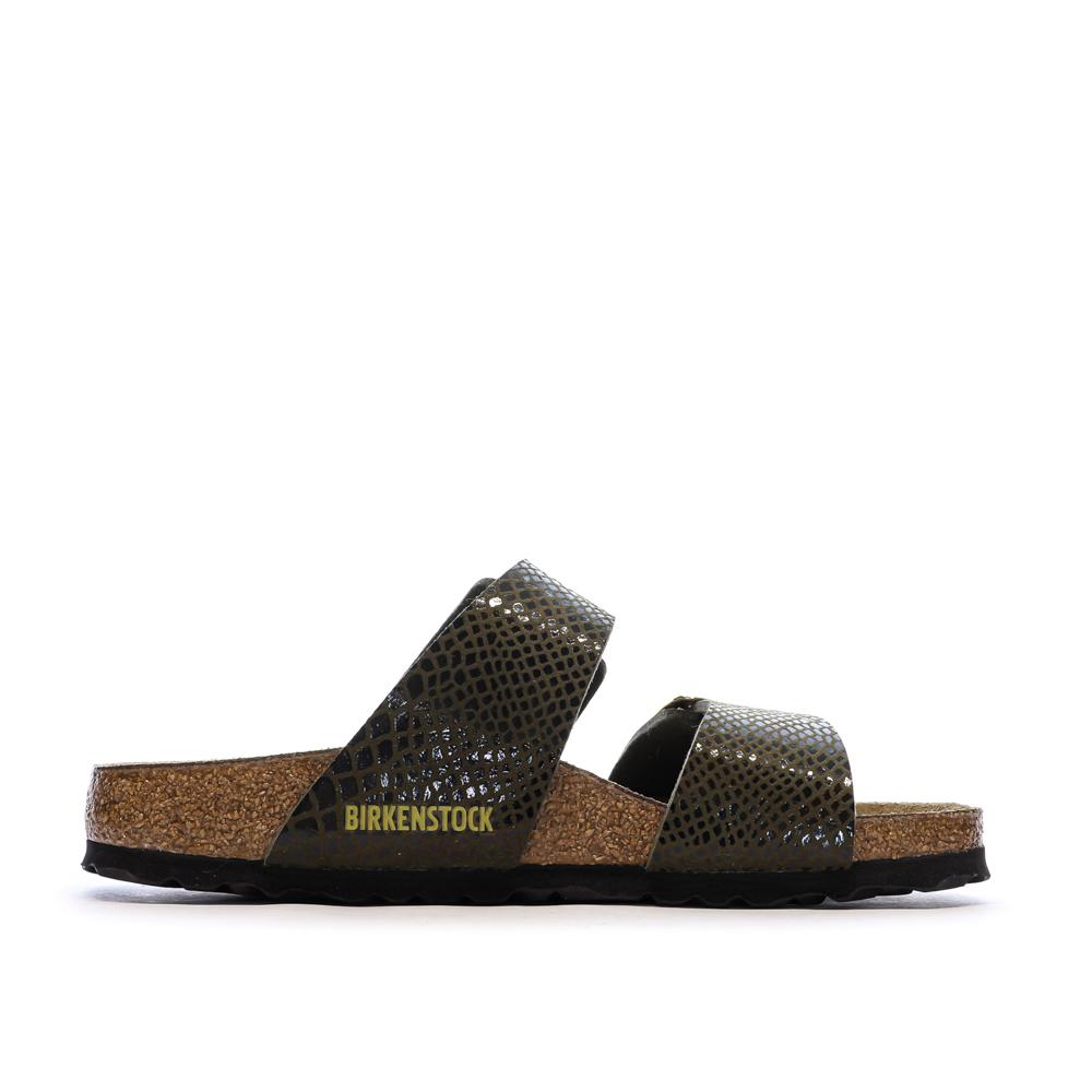 Sandales Kaki Femme Birkenstock Sydney Cushion Buckle vue 2