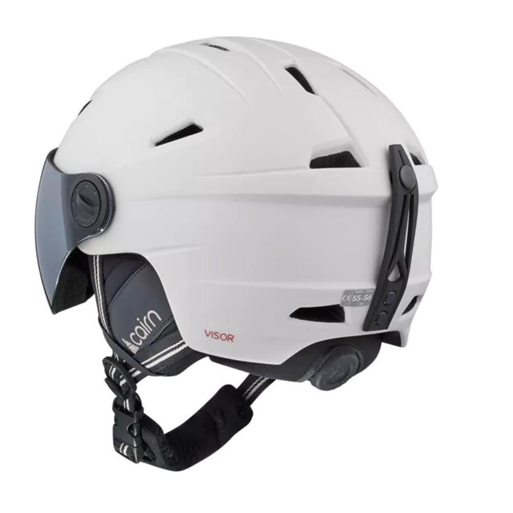 Casco de esquí blanco unisex Cairn Visor ver 2
