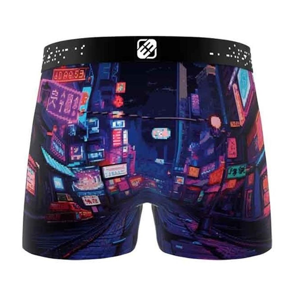 Boxers negros/morados para hombre Freegun Craft ver 2
