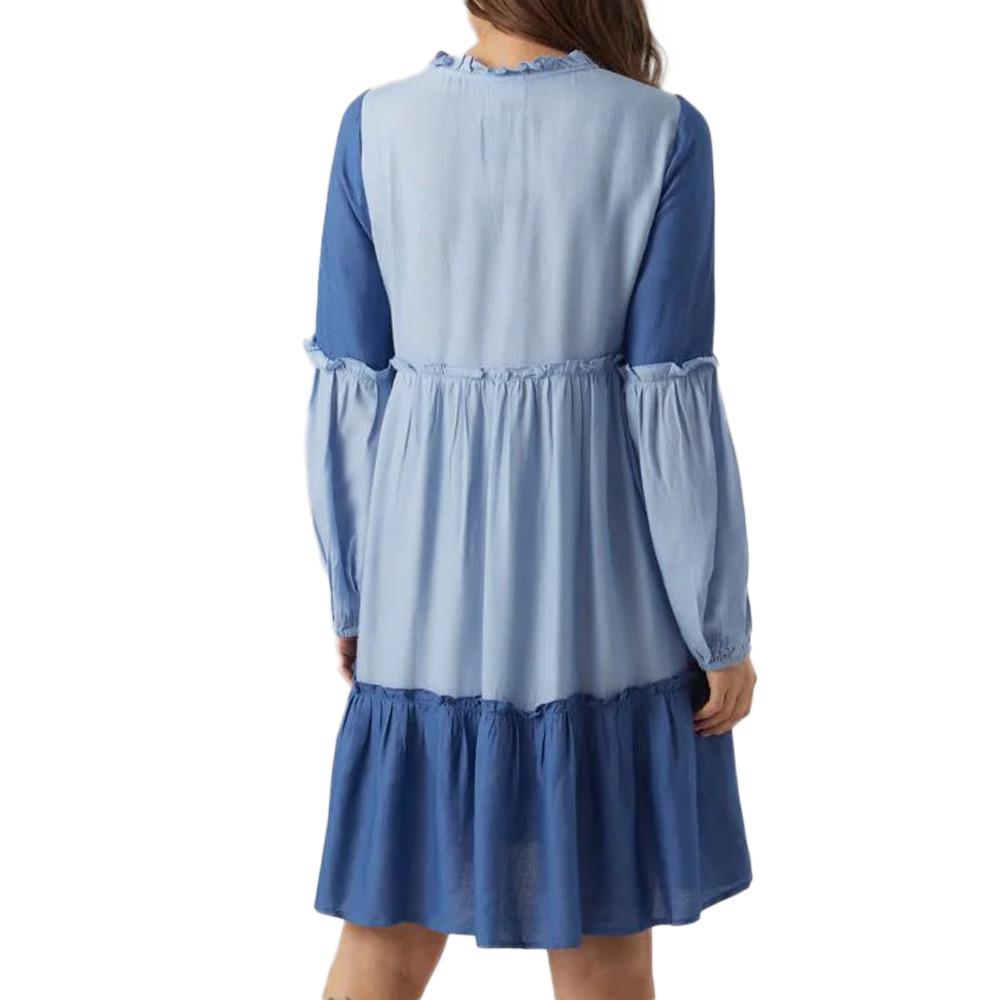 Vestido azul para mujer Mamalicious Mlzigga ver 2