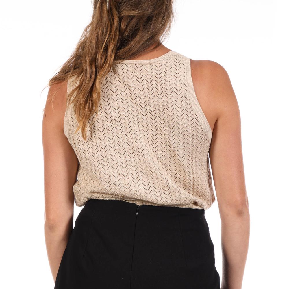 Freeman Women’s Beige Tank Top, size Daria Photo of the Espace des Marques %store% store - view of %key%