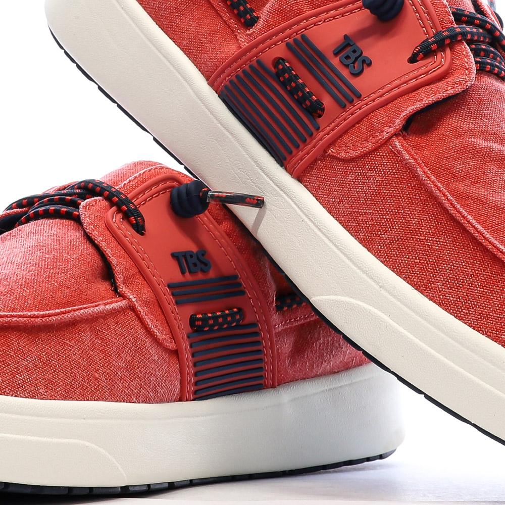 Men’s Red TBS Geo Boat Shoes Photo of the Espace des Marques %store% store - view of %key%