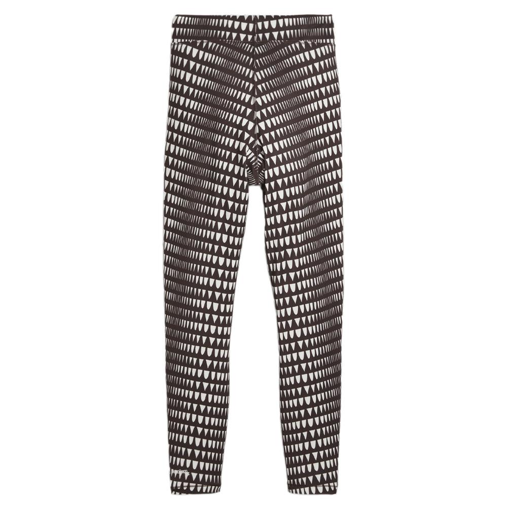 Leggin Negro/Blanco Mujer Malla Puma Lemlem 7/8 ver 2