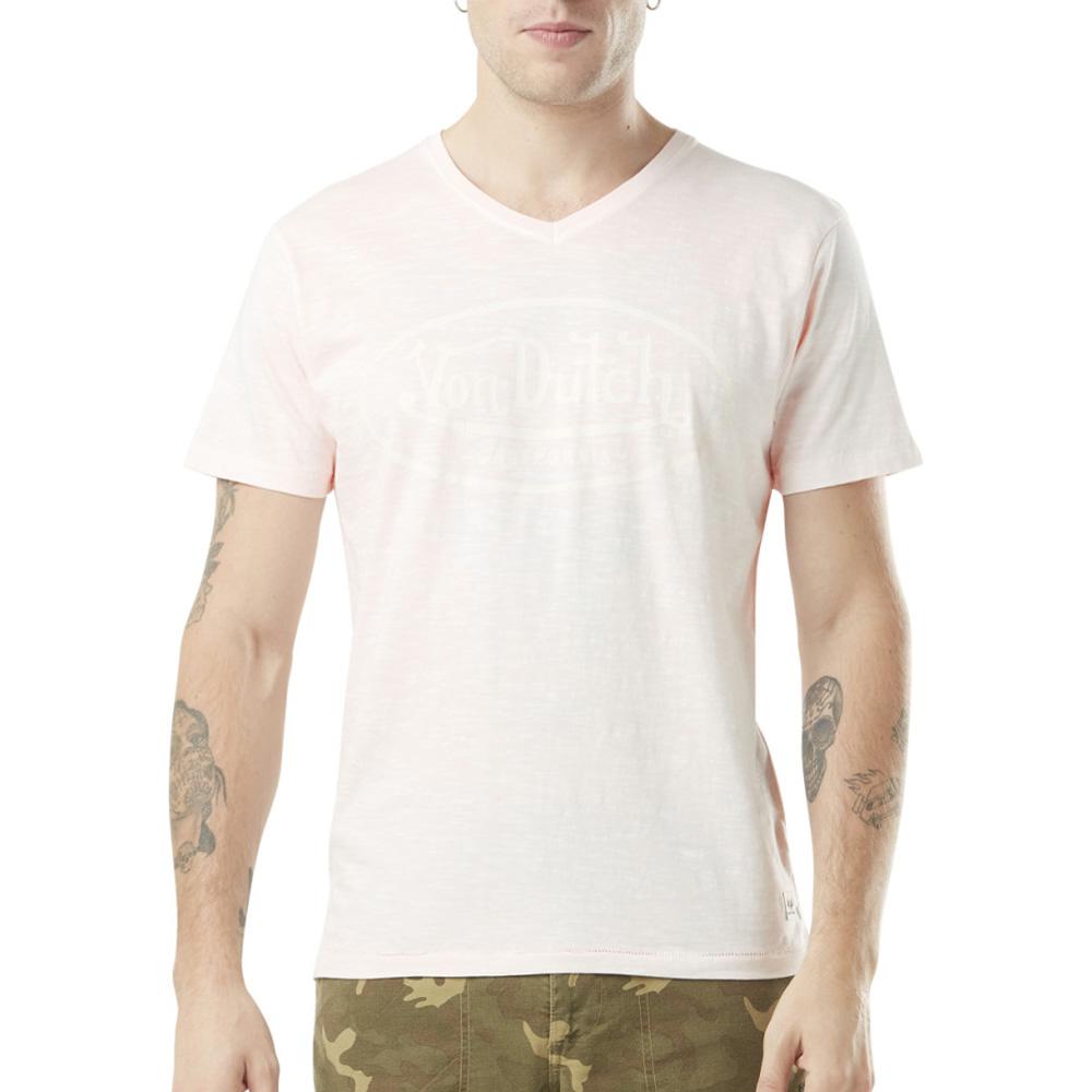 T-shirt Rose Pale Homme Von Dutch TYRON pas cher