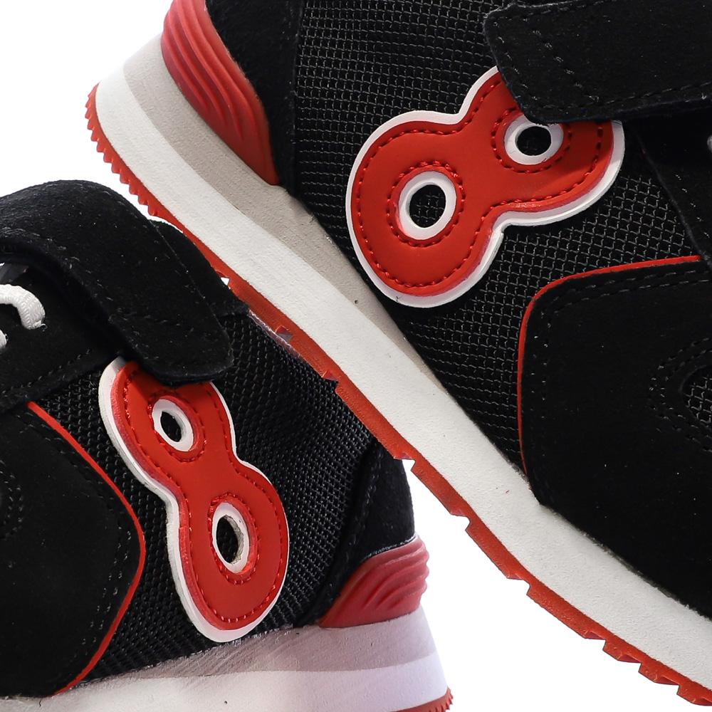 MOD8 Snooklace Black/Red Boy's Sneakers Photo of the Espace des Marques %store% store - view of %key%
