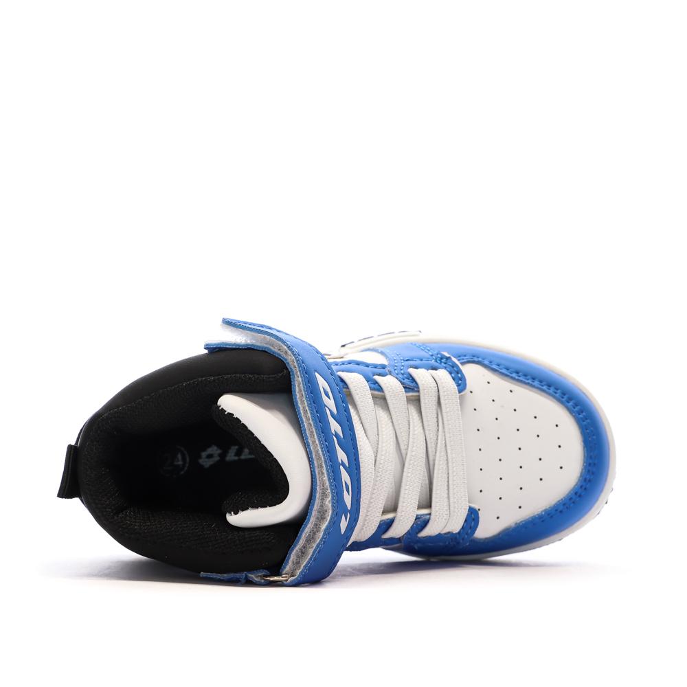 Zapatillas Lotto Ravenne Baby Azul/Negro ver 4