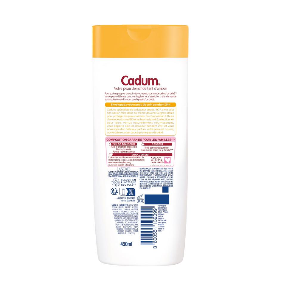 Gel de ducha surgras con manteca de karité Cadum 450 ml ver 2
