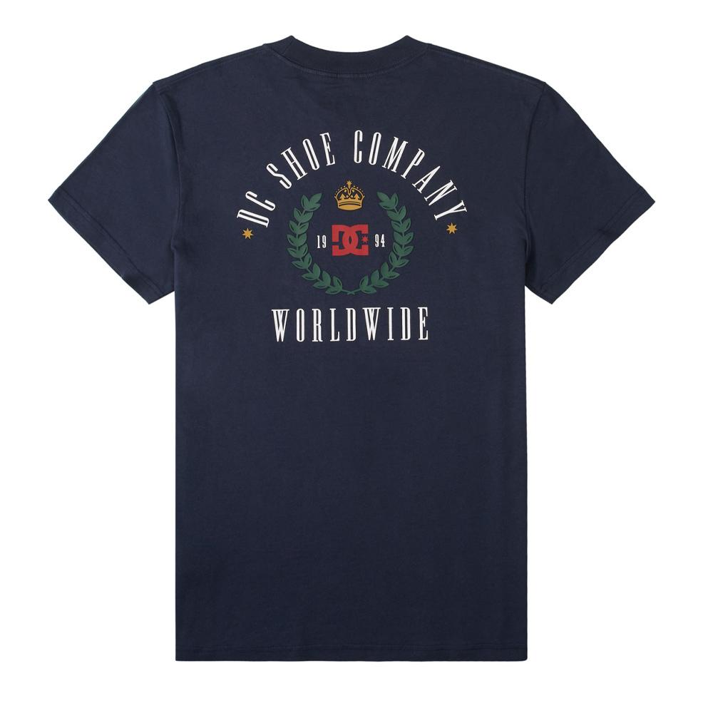 Herren-T-Shirt in Marineblau von DC Shoes Hills Ansicht 2