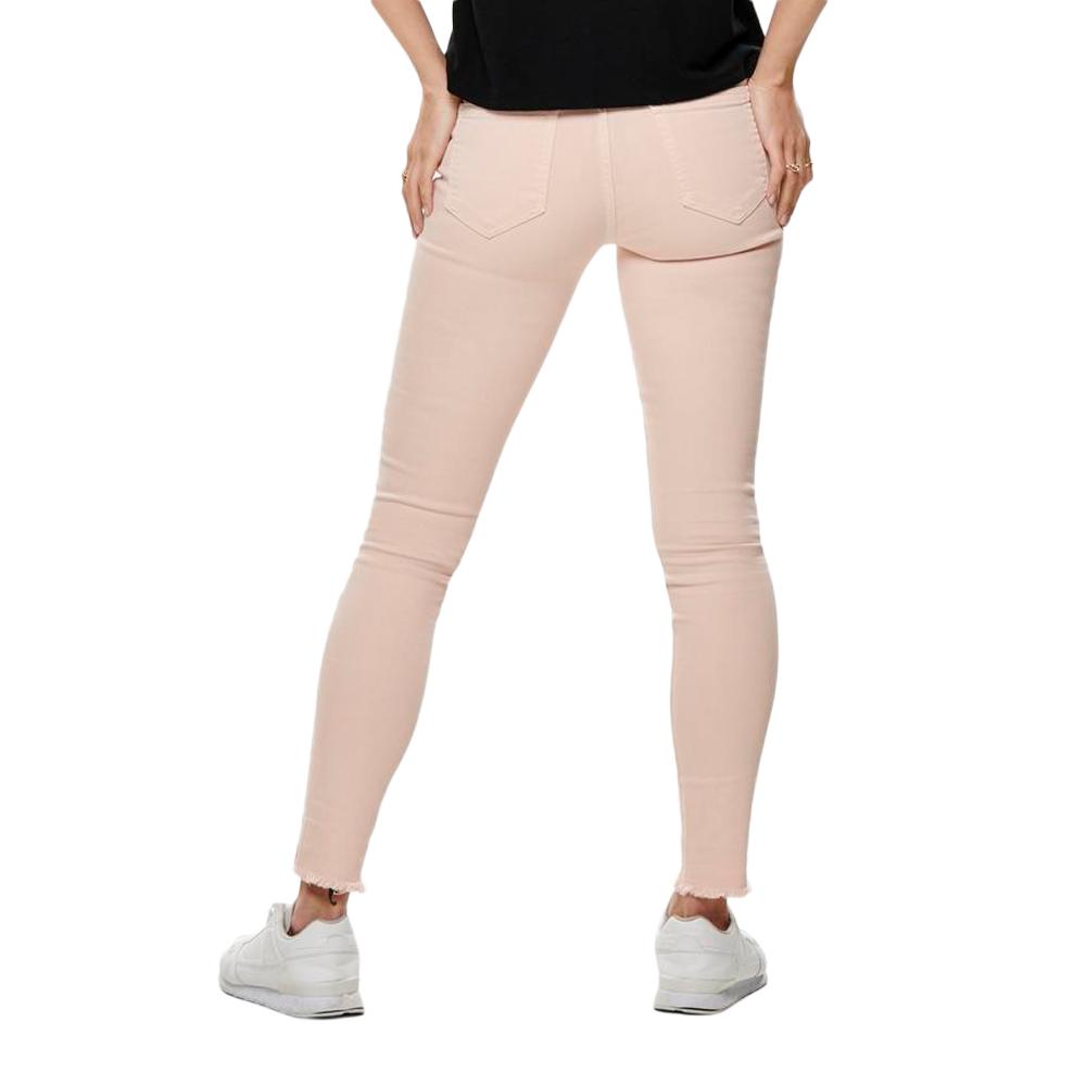 Pantalon Skinny Rose Femme Only Blush Mid Sk vue 2