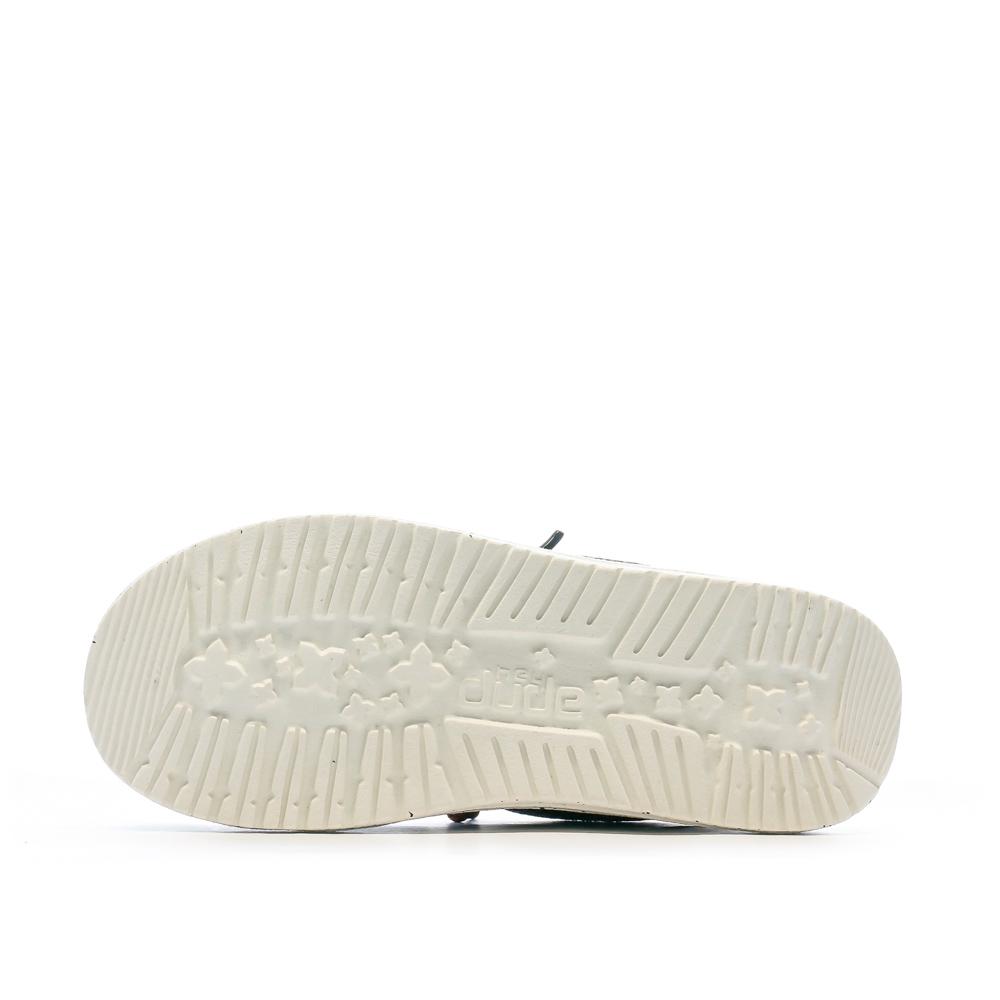 Hey Dude Wally Youth Sox Shoes Blue Boy Photo of the Espace des Marques %store% store - view of %key%