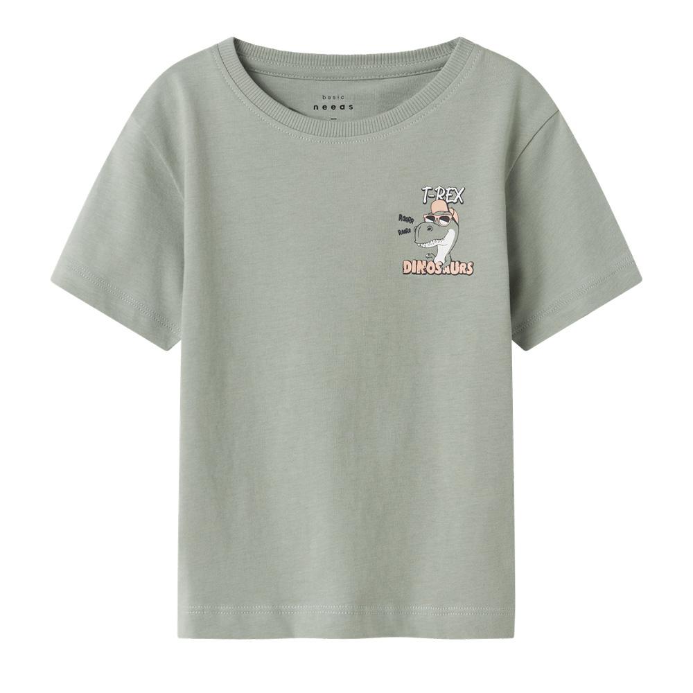 T-Shirt Vert Garçon Name it Vagnos pas cher