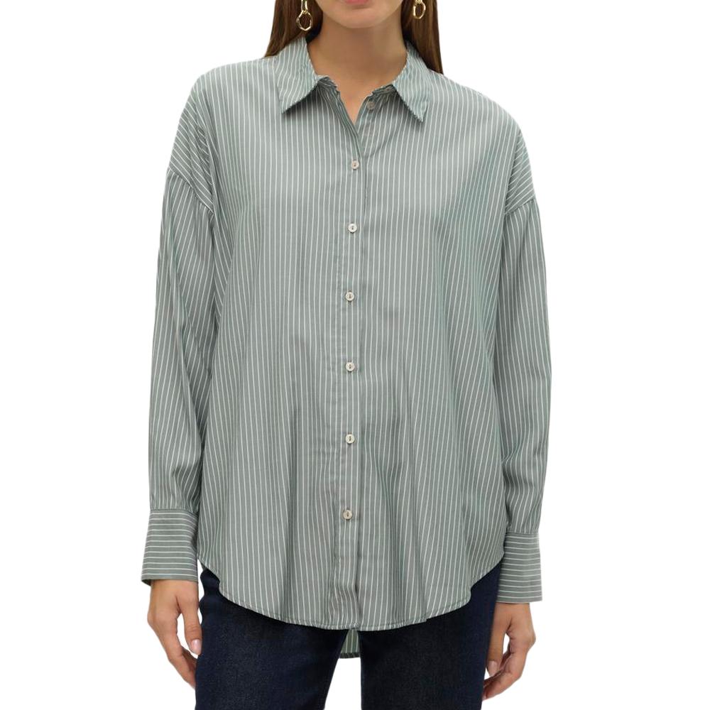 Vero Moda Nora Women's Khaki/White Shirt affordable