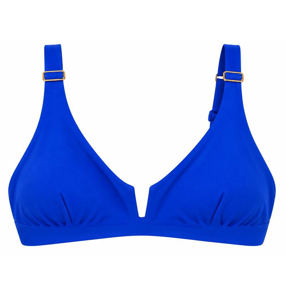 Top de bañador azul eléctrico para mujer Grain de Sable Louisa barato