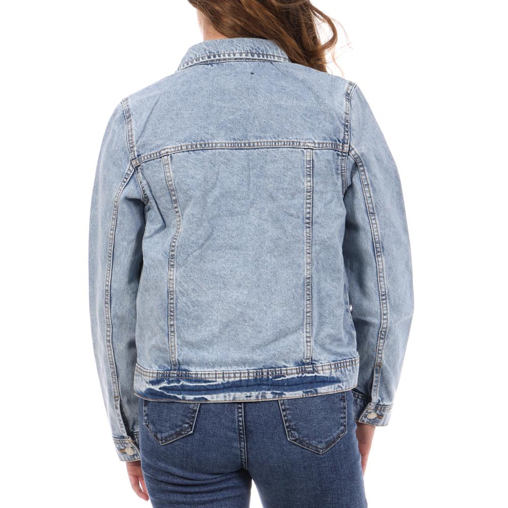Jennyfer Chaqueta vaquera azul para mujer VFANE ver 2