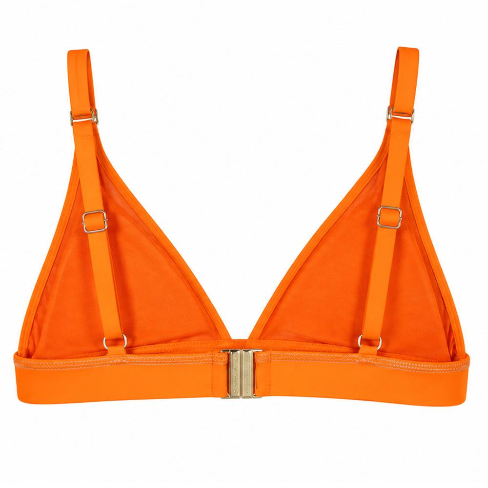 Top de bañador naranja para mujer Grain de Sable Lea ver 2