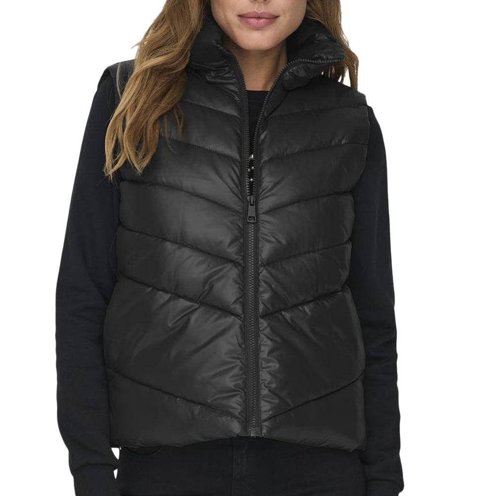 JDY Fiona Women's Black Sleeveless Coat Photo of the Espace des Marques %store% store - view of %key%