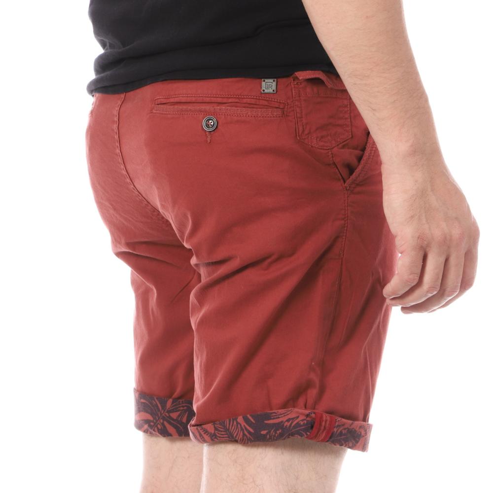 Pantalones cortos rojos para hombre RMS26 3590 ver 2
