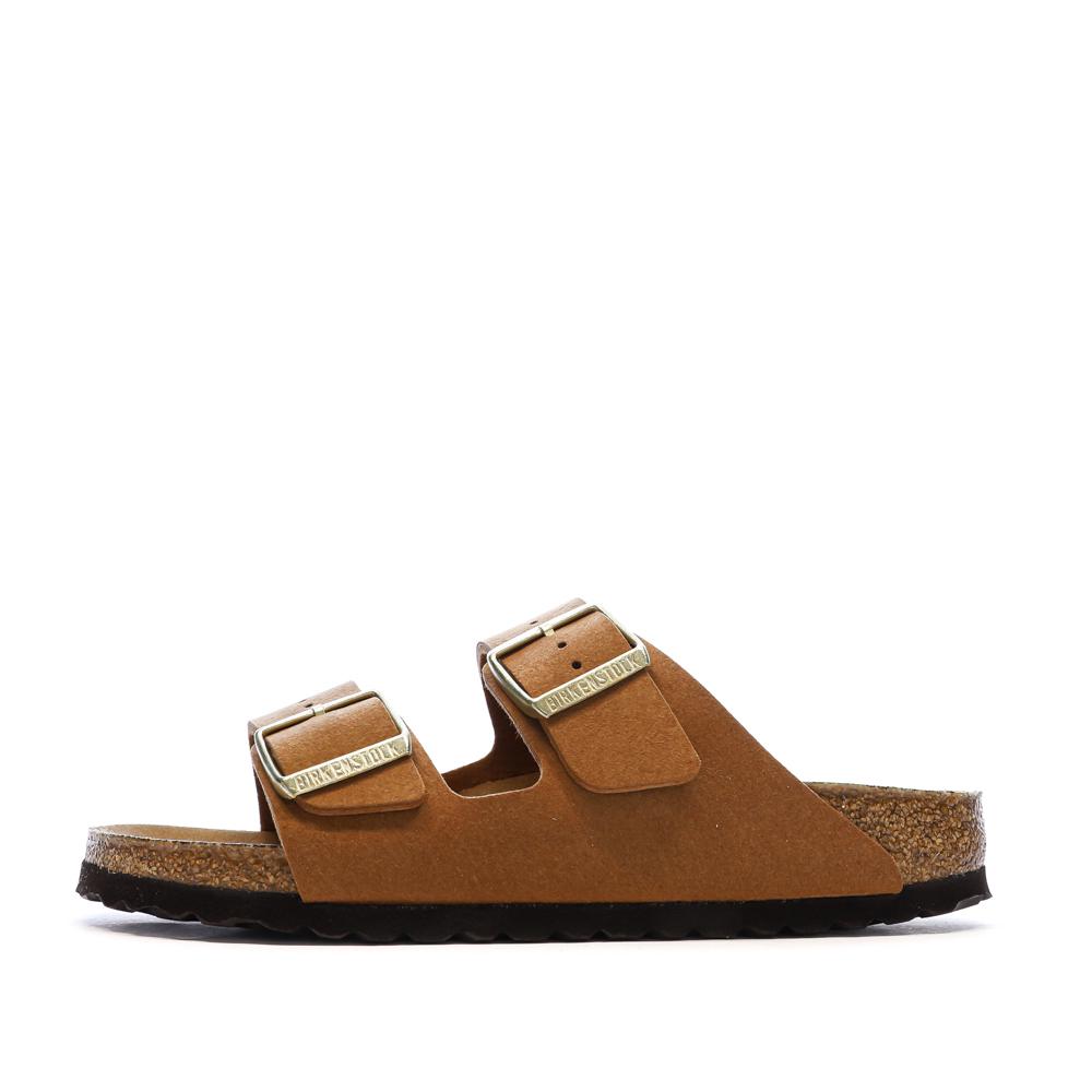 Sandales Brun clair Mixte Birkenstock Arizona pas cher