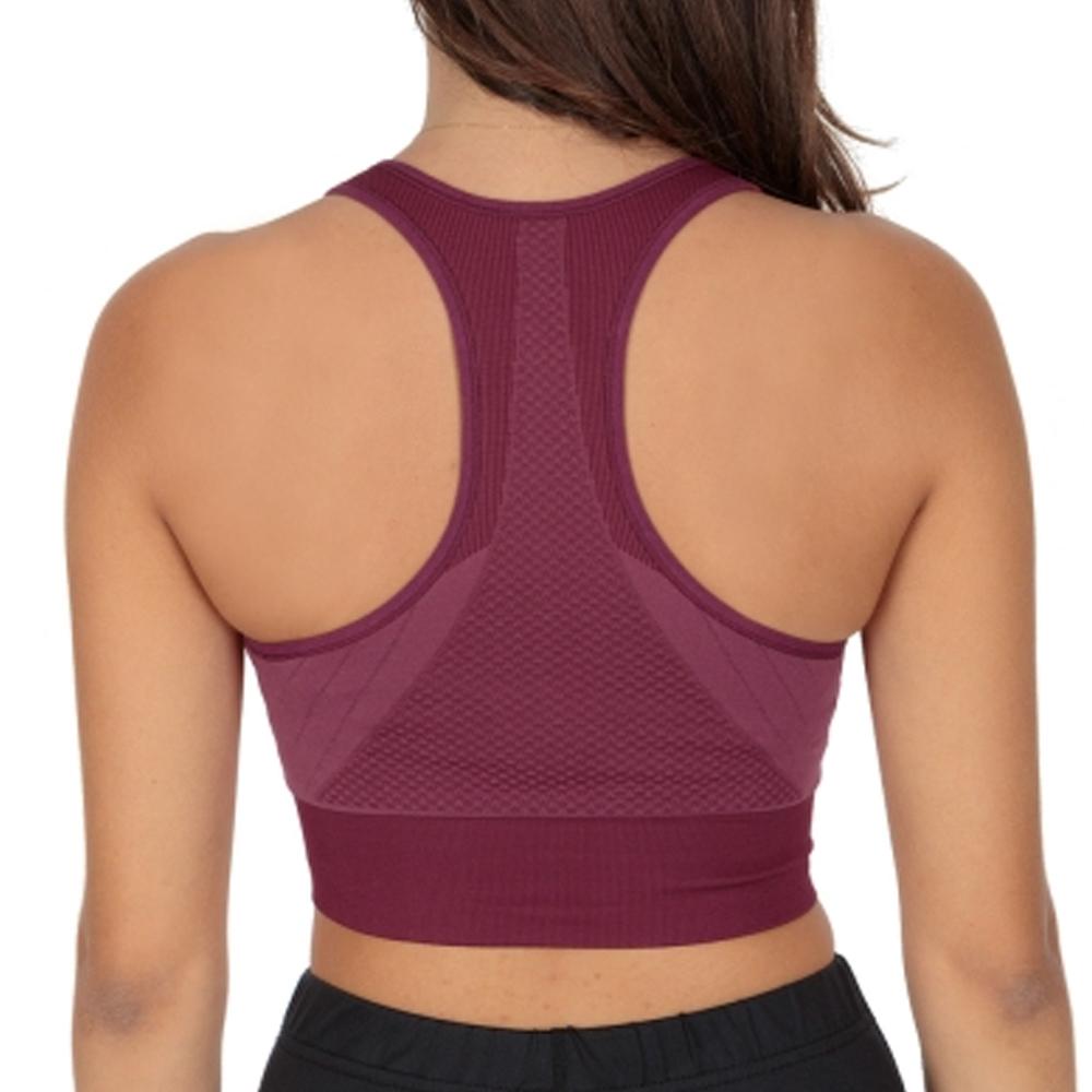 Women's Red Odlo Seamless Bra Photo of the Espace des Marques %store% store - view of %key%