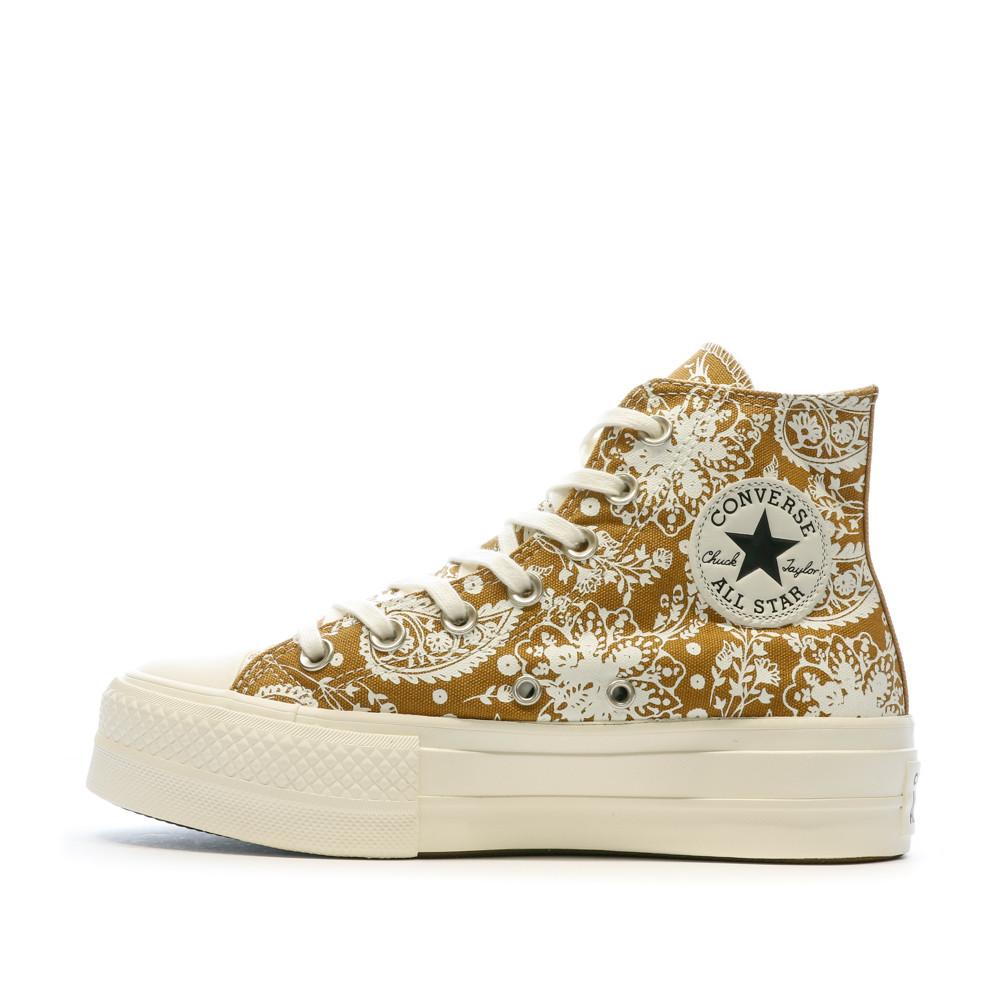 Converse Jaune Femme Converse Wheat pas cher