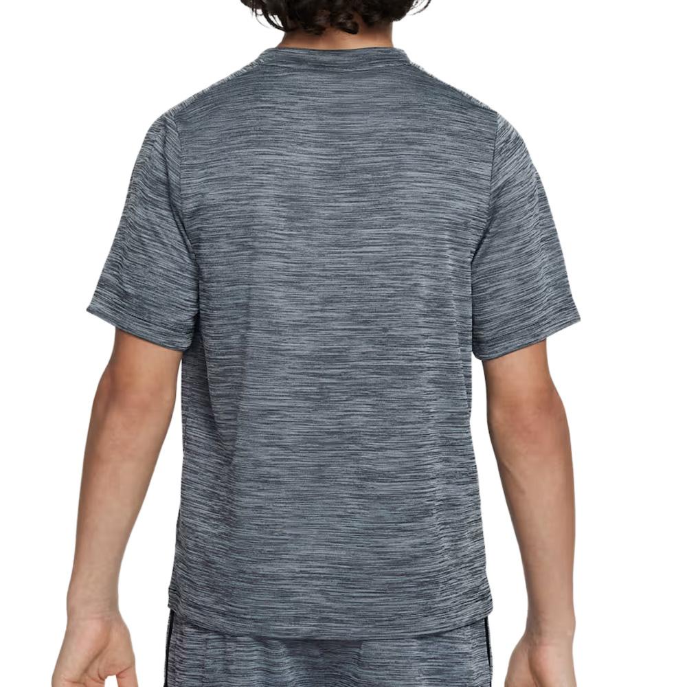Camiseta deportiva gris para niño Nike Multi ver 2