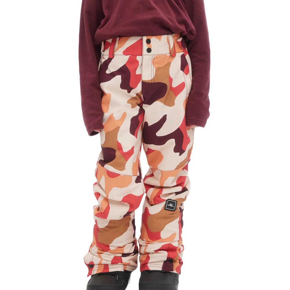 Pantalón esquí O'Neill Star Printed Blanco/Rojo, niña barato
