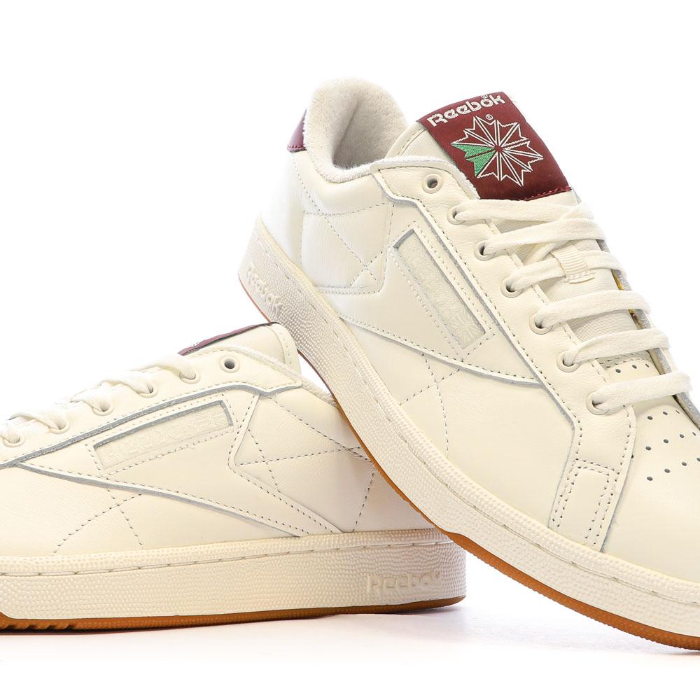 Sneaker Weiß/Bordeaux Herren Reebok Club Grounds Ansicht 7