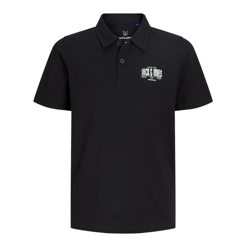 Polo Noir Garçon Jack & Jones Jjaero pas cher