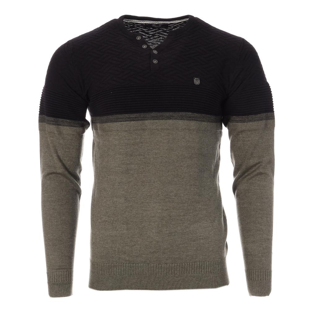 Pullover Schwarz/Grau Mann RMS26 61008 günstig
