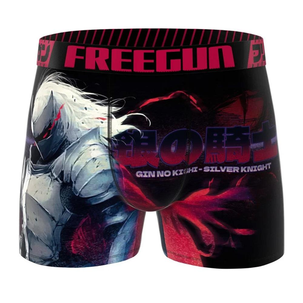 Freegun Herren-Boxershorts aus Mikrofaser, schwarz/rosa günstig