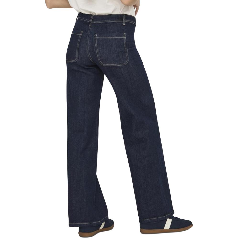 Jean Droit Bleu Foncé Femme JDY Vanessa vue 2