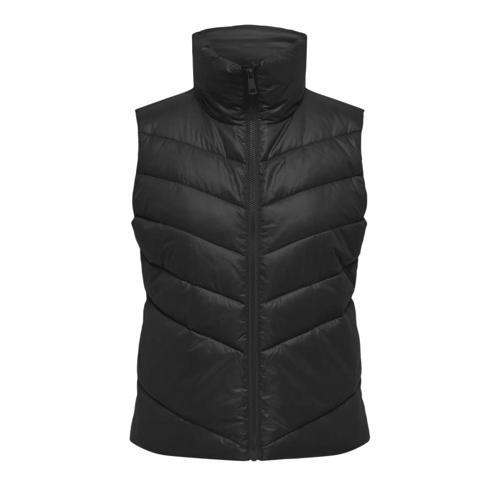 JDY Fiona Women's Black Sleeveless Coat affordable