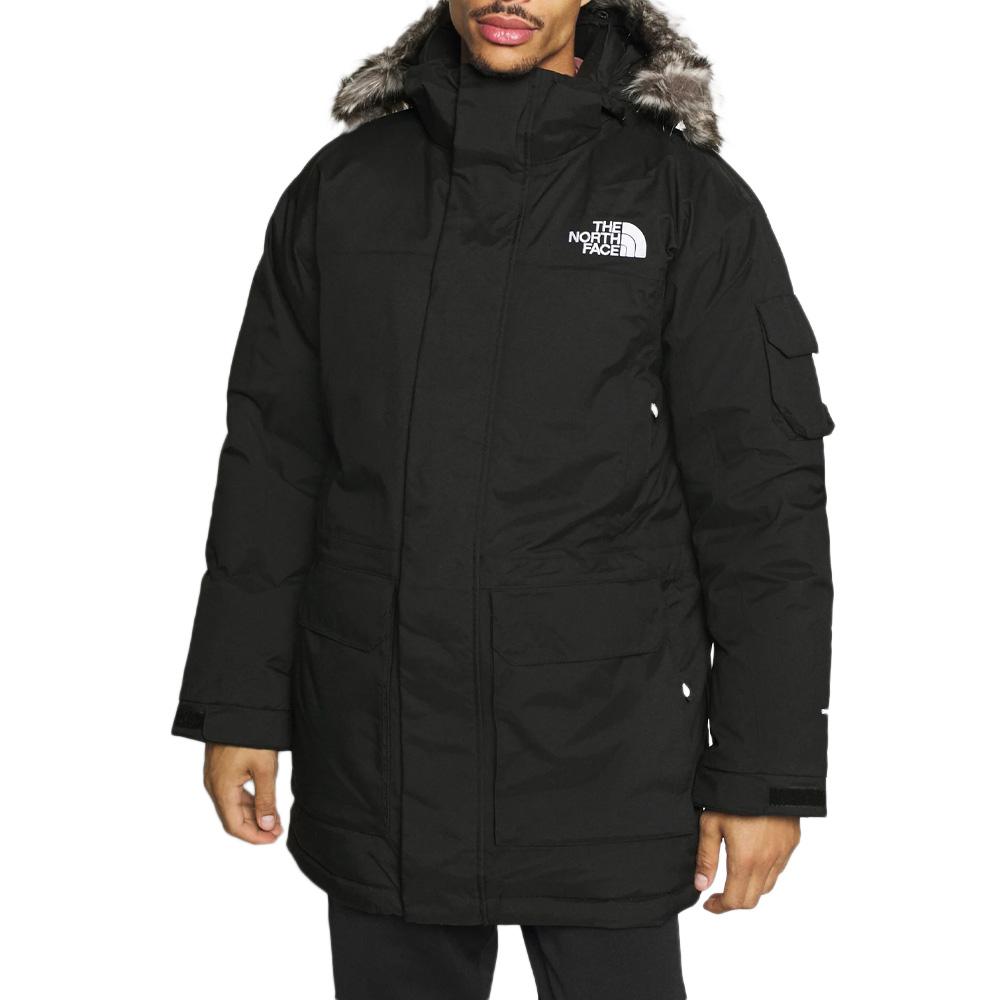 Parka negra para hombre The North Face Mcmurdo barato