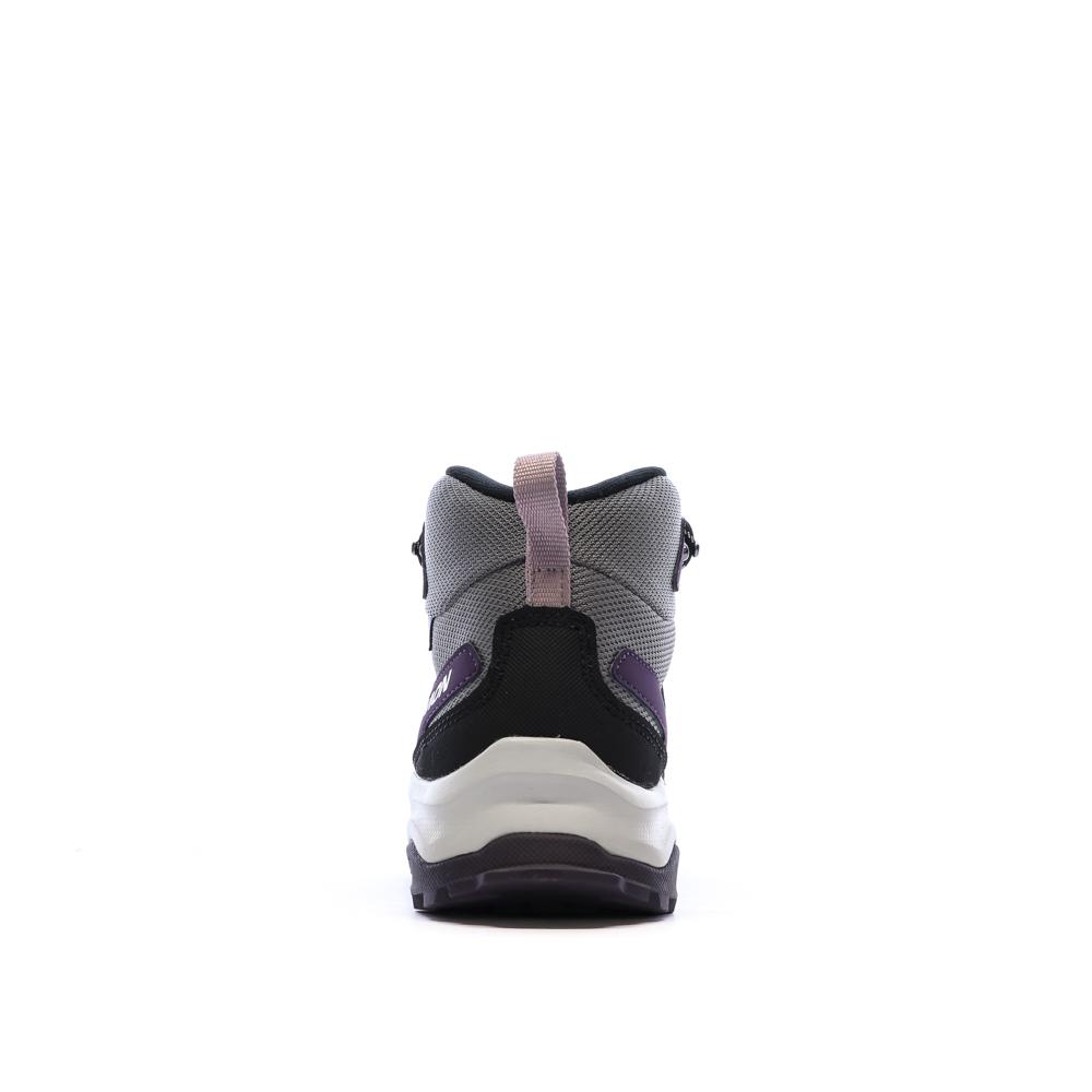 Zapatillas de senderismo grises/negras para mujer Salomon Thundercross ver 3