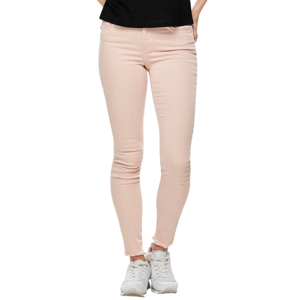 Pantalon Skinny Rose Femme Only Blush Mid Sk pas cher