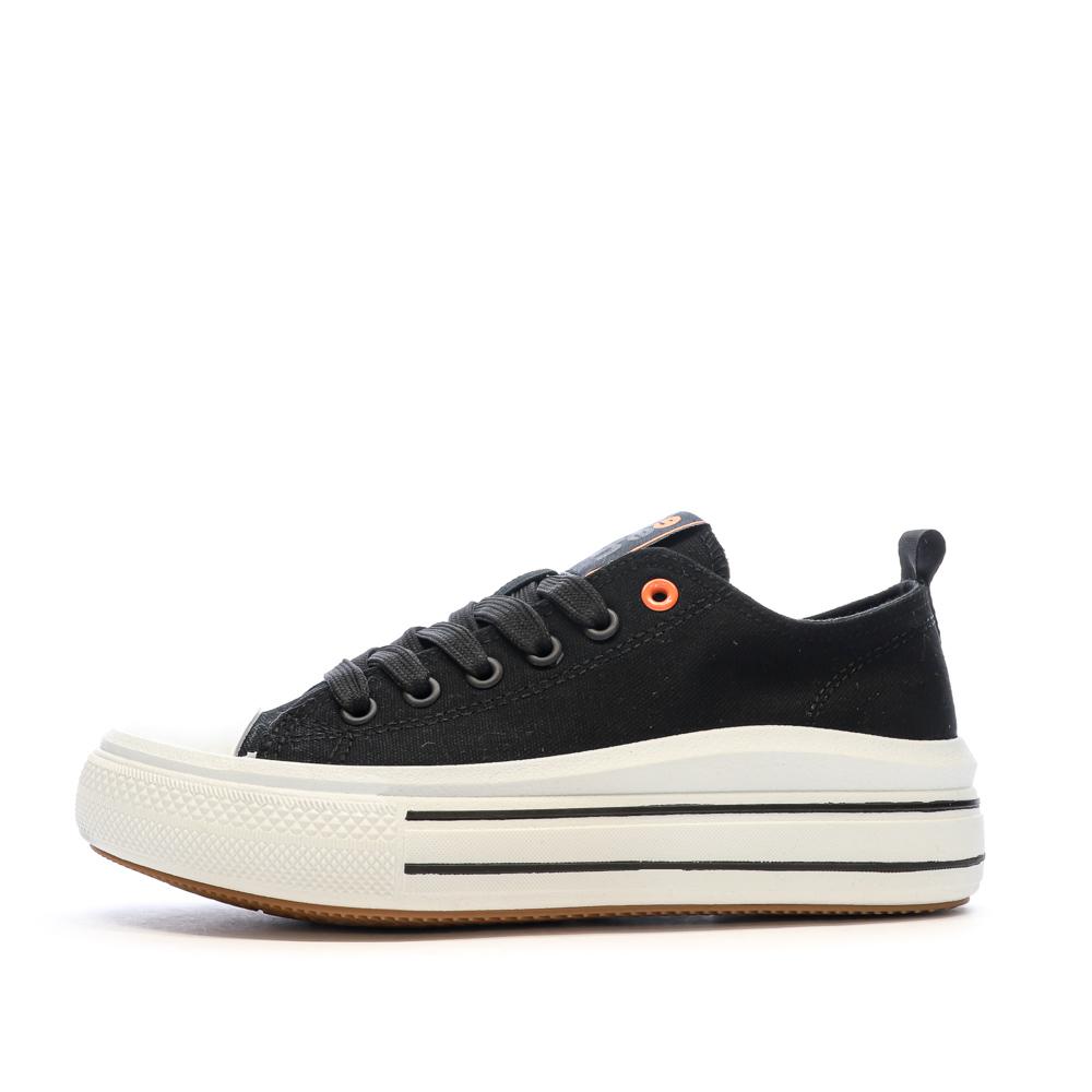 Women's Black Low Sneakers Refresh Lona affordable