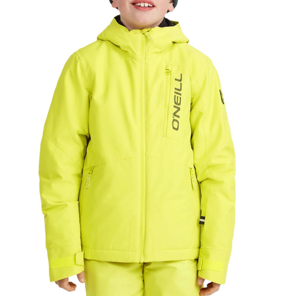Veste de ski jaune fluo Garçon O'Neill Hammer pas cher