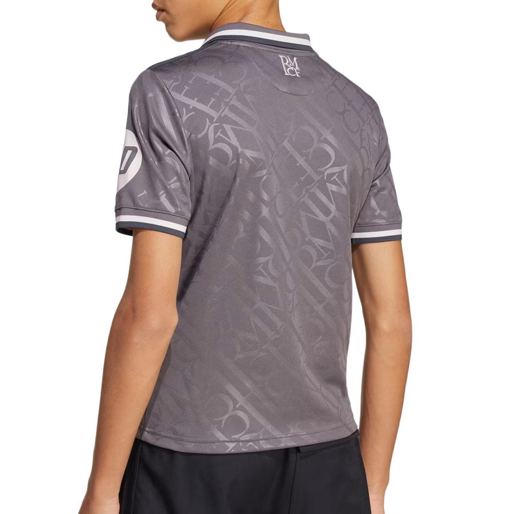 Camiseta de fútbol gris para niño del Real Madrid Adidas 24/25 ver 2