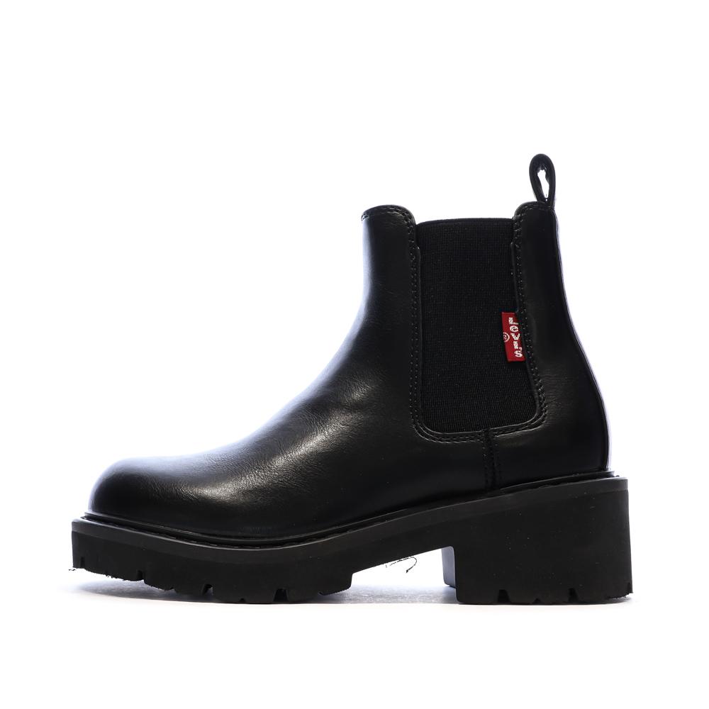Stiefeletten Schwarz Mädchen Levi's Ashley günstig