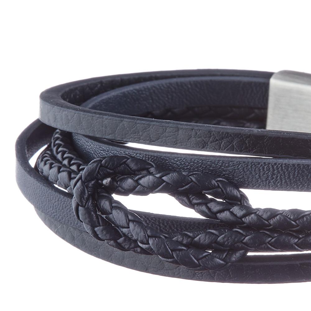 Bracelet Noir Geographical Norway 315064 vue 2
