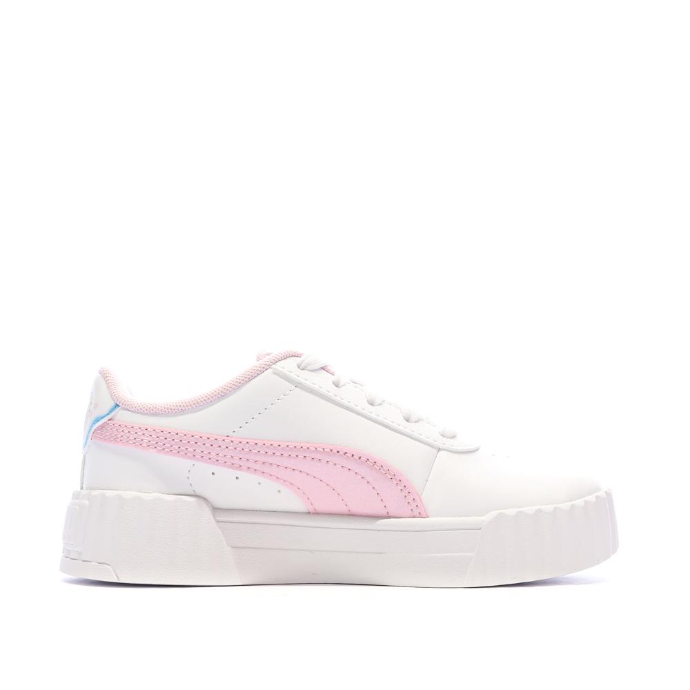 Weiß-rosa Puma Carina 3.0 Jellyy Sneaker für Mädchen Ansicht 2